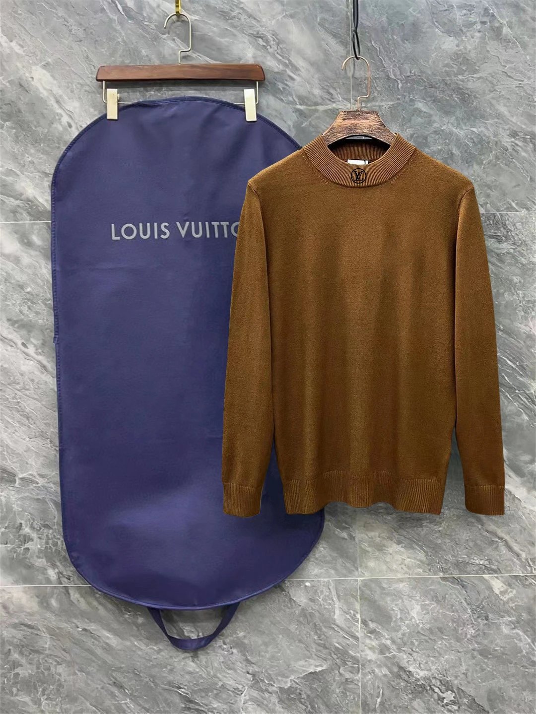 Burberry Knitwear Crew-Neck Sweater with Embroidered TB Monogram — 16