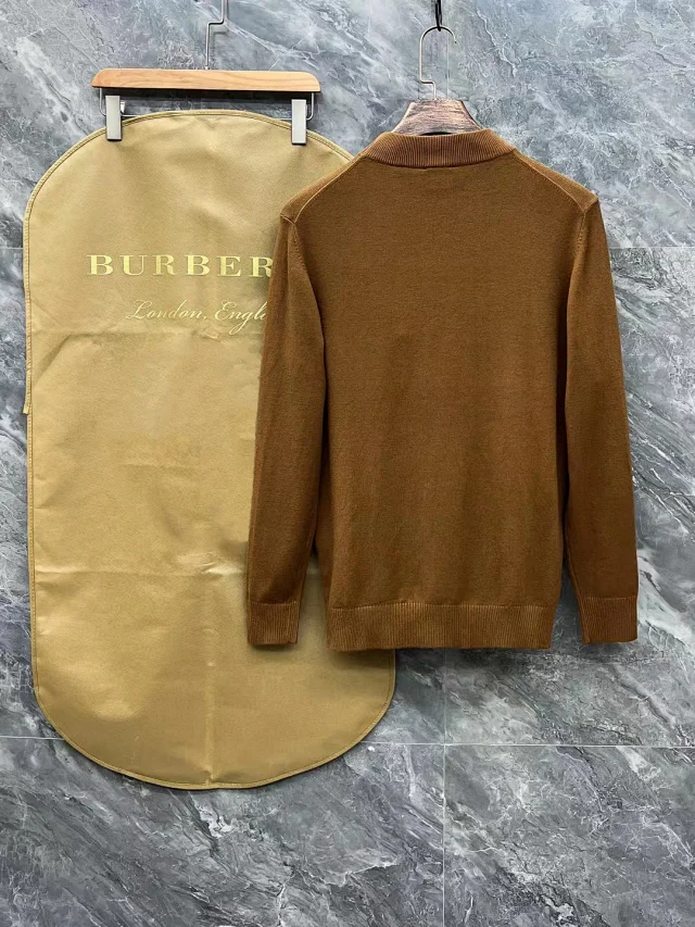 Burberry Knitwear Crew-Neck Sweater with Embroidered TB Monogram product detail image 18