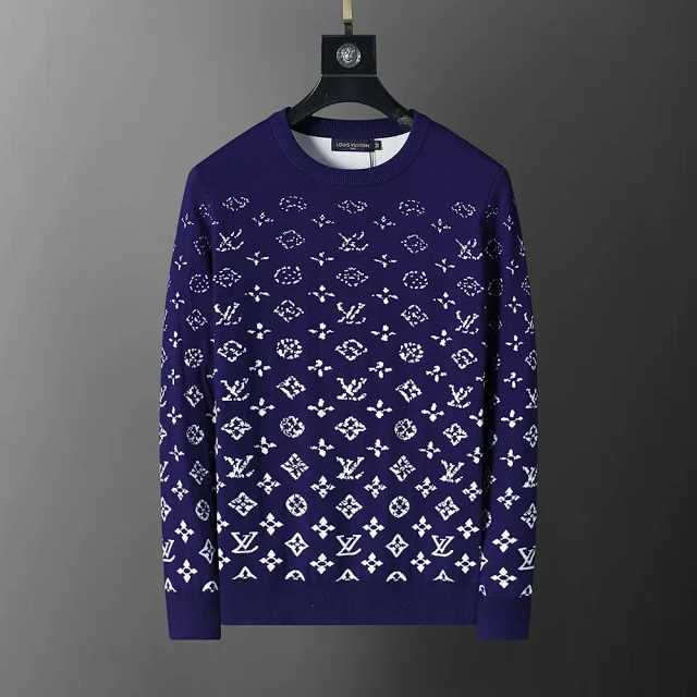 Prada Knitwear Crew-Neck Logo Knit Sweater product detail image 14