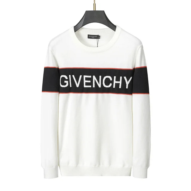 Prada Knitwear Crew-Neck Logo Knit Sweater product detail image 32