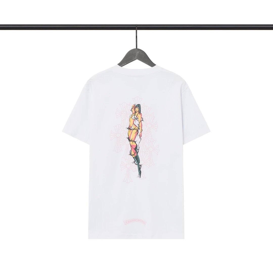 Chrome Hearts T-Shirts Short-Sleeve Graphic Print image 13