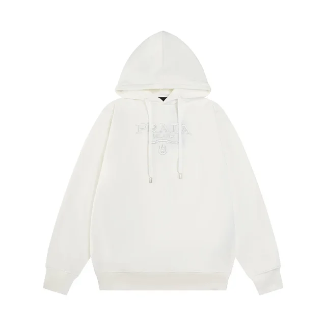 Prada Hoodies & Sweatshirts Logo Hooded Sweatshirt product detail image 12
