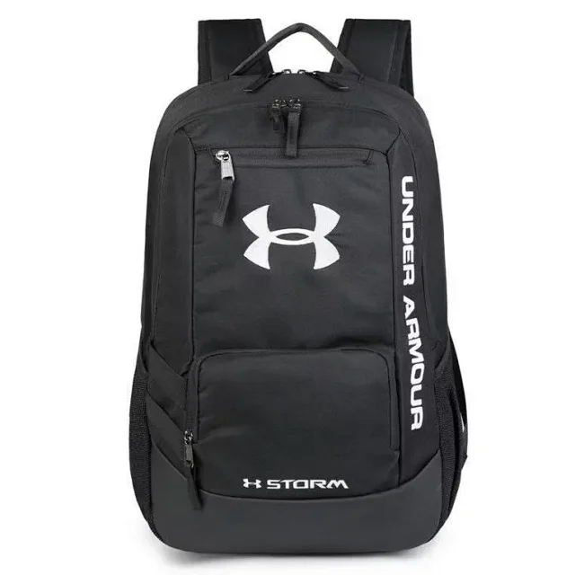 Under Armour Backpacks Diagonal-Panel Backpack with Front Zip Pocket and Bottom Compartment product detail image 19
