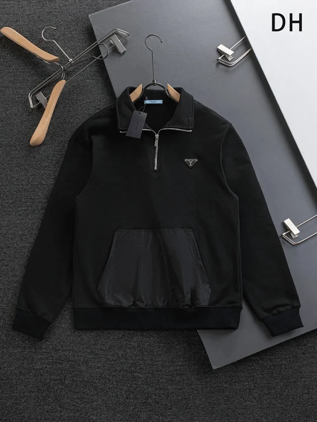 Prada Hoodies & Sweatshirts Logo Hooded Sweatshirt product detail image 29