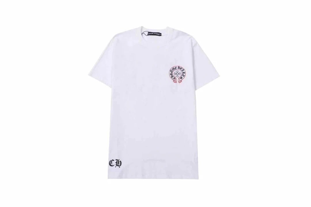 Chrome Hearts T-Shirts Short-Sleeve Graphic Print — 25