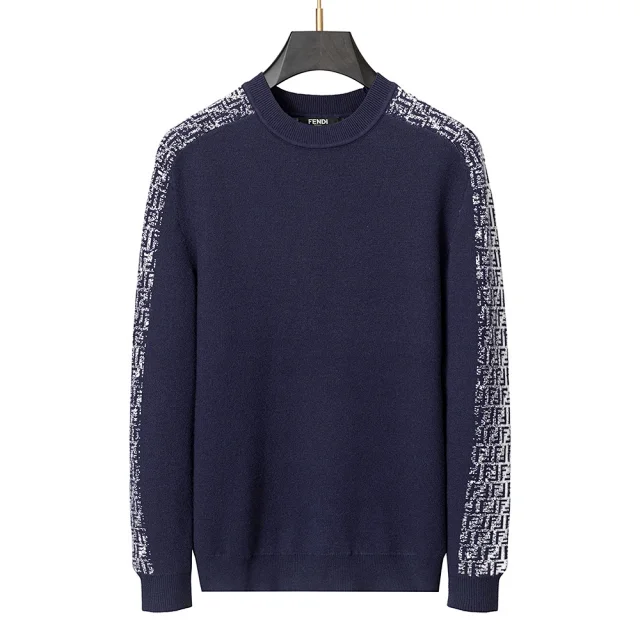 Prada Knitwear Crew-Neck Logo Knit Sweater product detail image 19