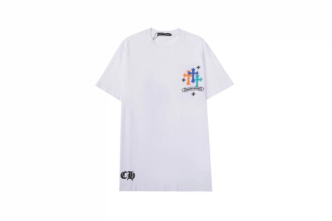 Chrome Hearts T-Shirts Short-Sleeve Graphic Print — 24