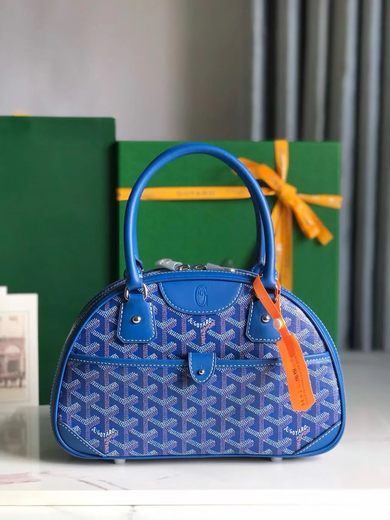 Goyard Crossbody Bags Flap bag with Goyardine pattern — 24