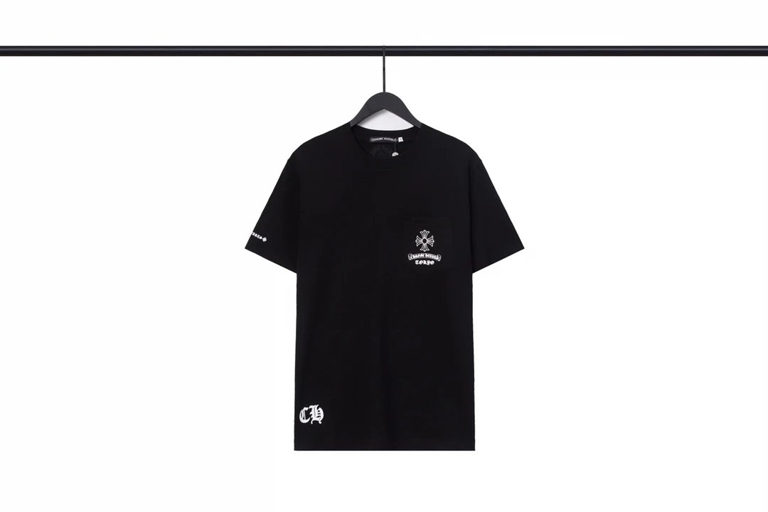 Chrome Hearts T-Shirts Short-Sleeve Graphic Print — 23