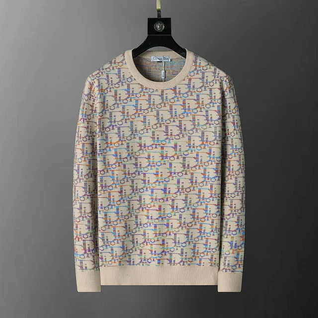 Prada Knitwear Crew-Neck Logo Knit Sweater product detail image 24