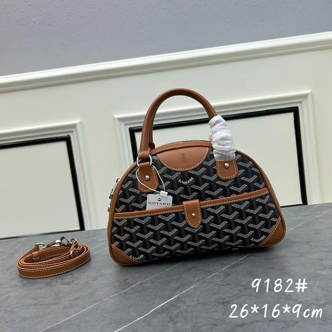 Goyard Crossbody Bags Flap bag with Goyardine pattern — 18