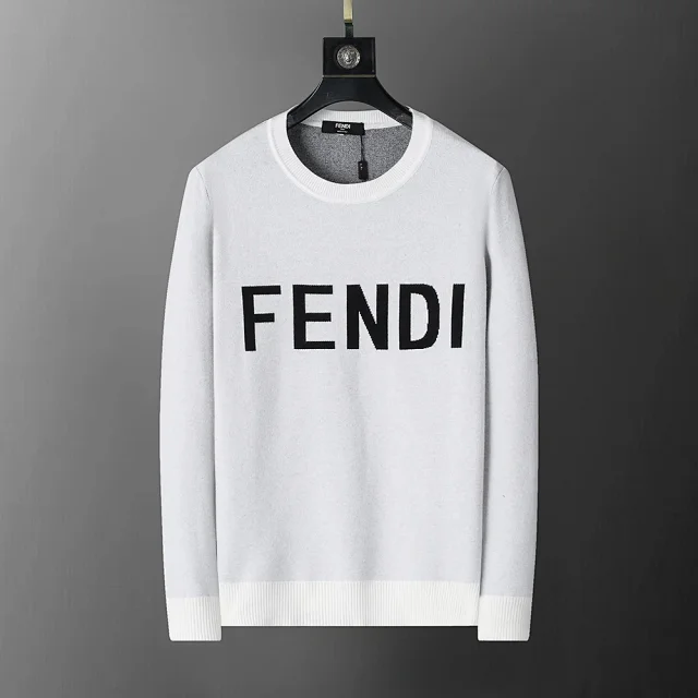 Prada Knitwear Crew-Neck Logo Knit Sweater product detail image 6