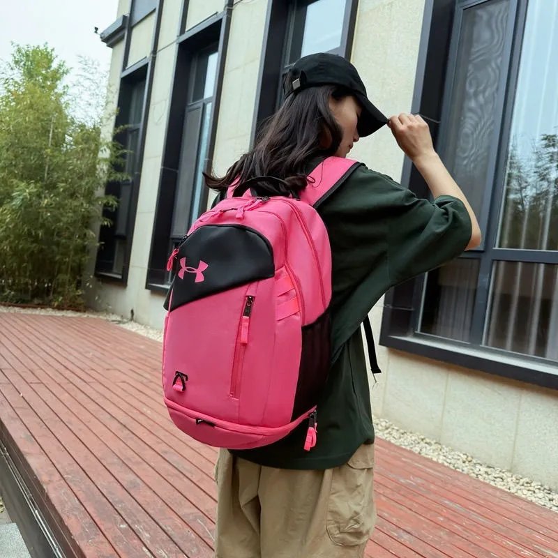 Under Armour Backpacks Diagonal-Panel Backpack with Front Zip Pocket and Bottom Compartment image 10