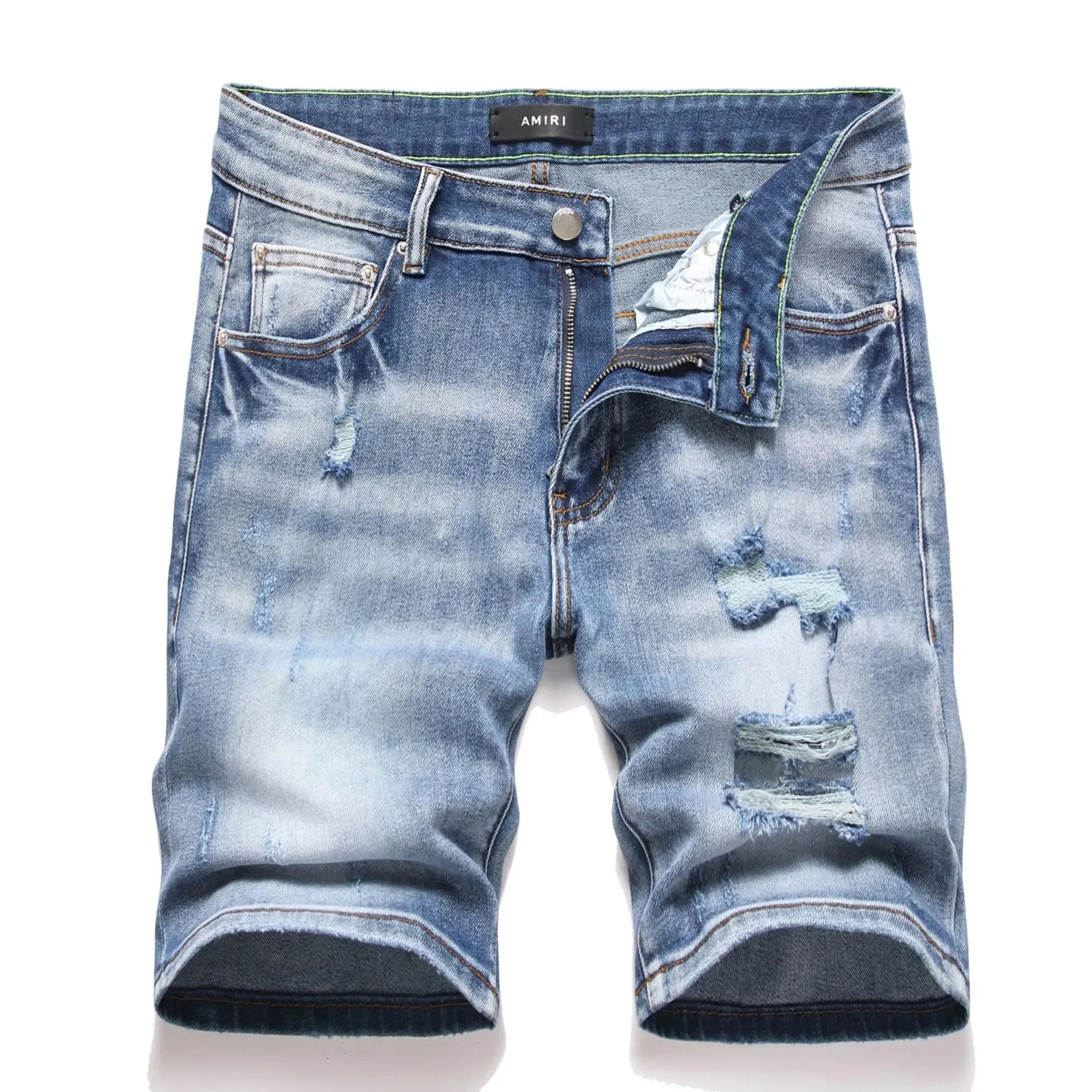 DSQUARED2 Shorts Distressed graphic-print denim — TH-024