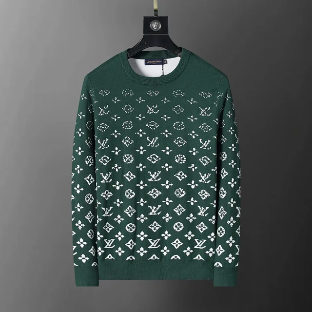 Prada Knitwear Crew-Neck Logo Knit Sweater product detail image 15