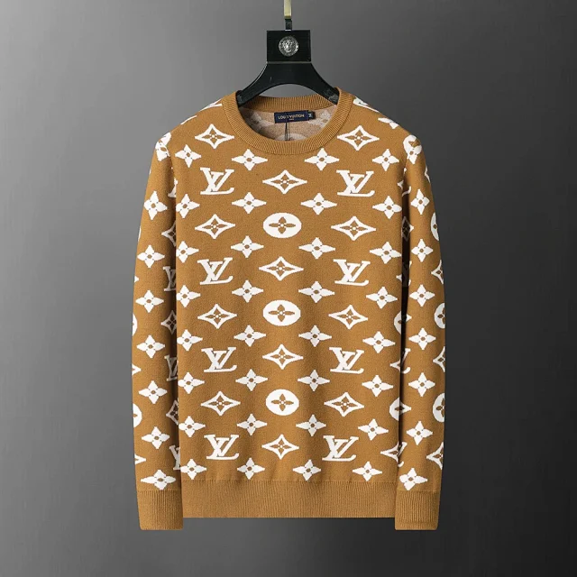 Prada Knitwear Crew-Neck Logo Knit Sweater product detail image 12