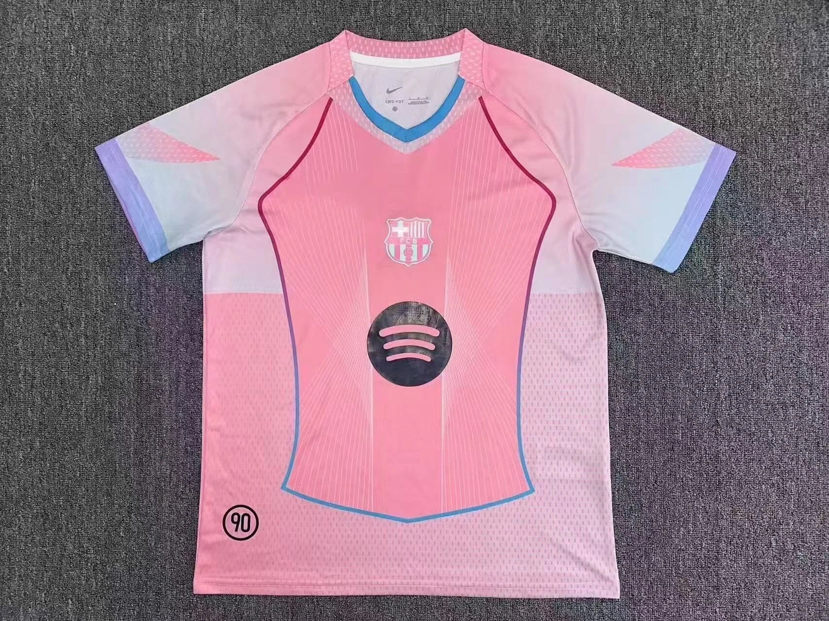 Nike Football Jerseys FC Barcelona crest and Spotify sponsor graphic — BB-037