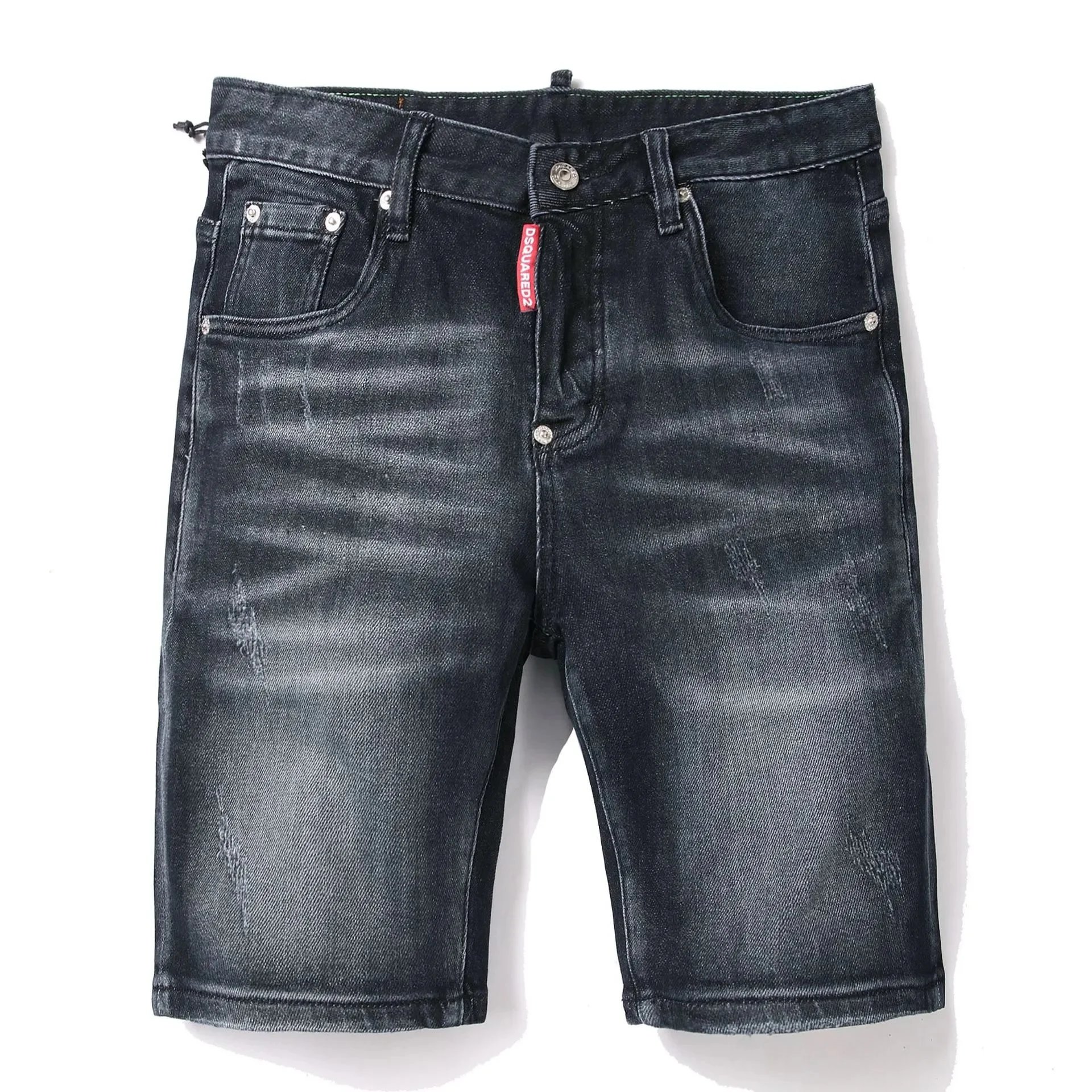 DSQUARED2 Shorts Distressed graphic-print denim — TH-032
