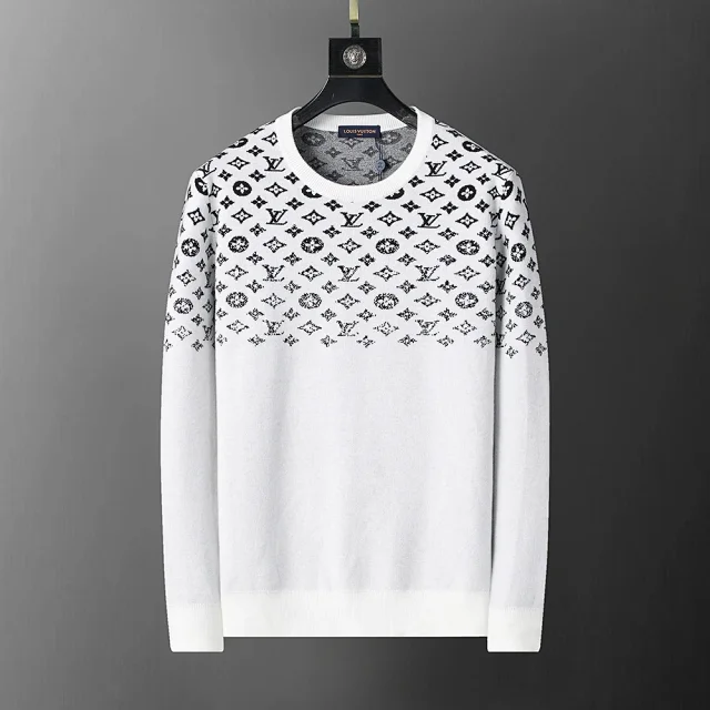 Prada Knitwear Crew-Neck Logo Knit Sweater product detail image 17