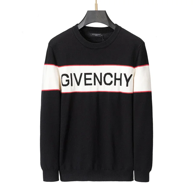 Prada Knitwear Crew-Neck Logo Knit Sweater product detail image 31