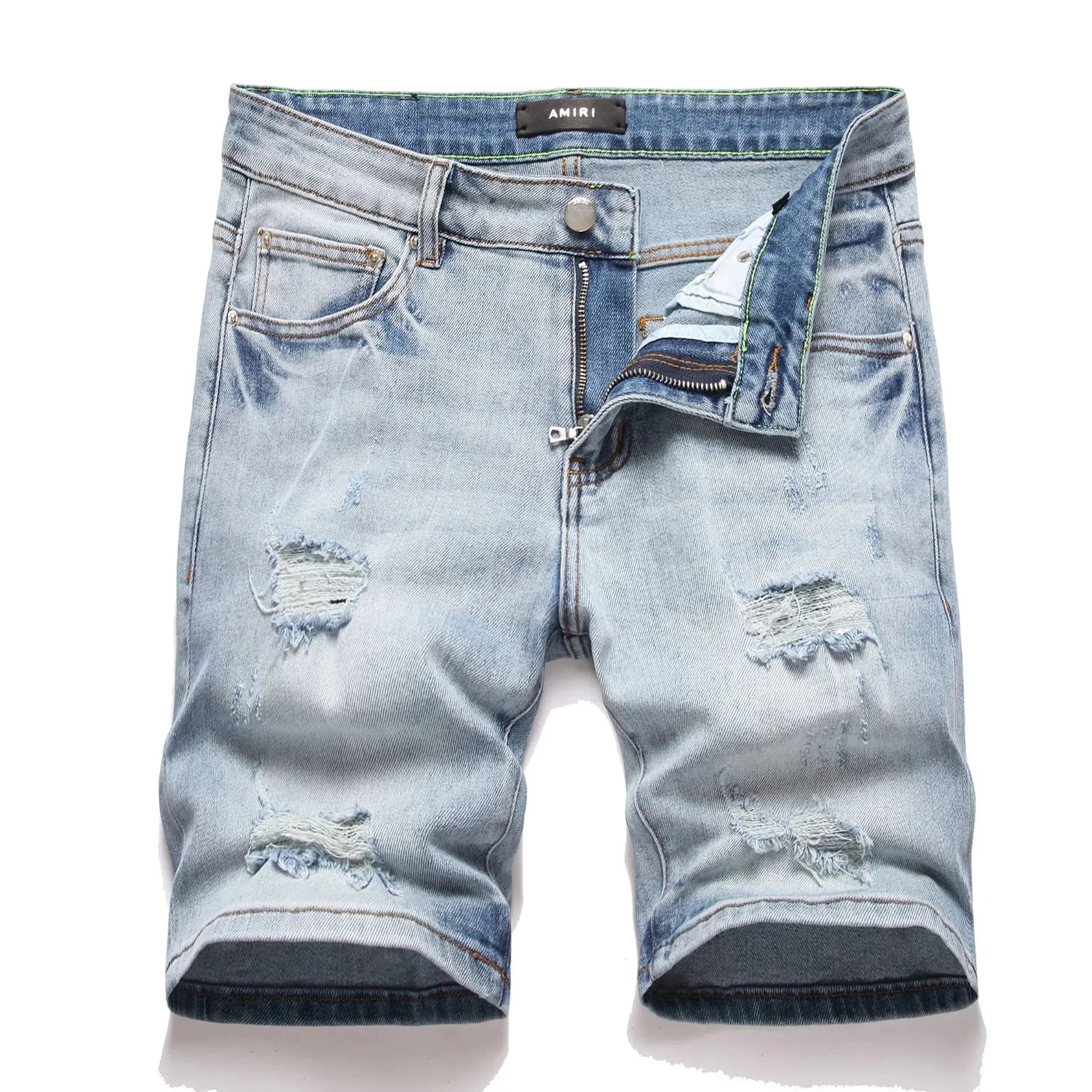 DSQUARED2 Shorts Distressed graphic-print denim — TH-023