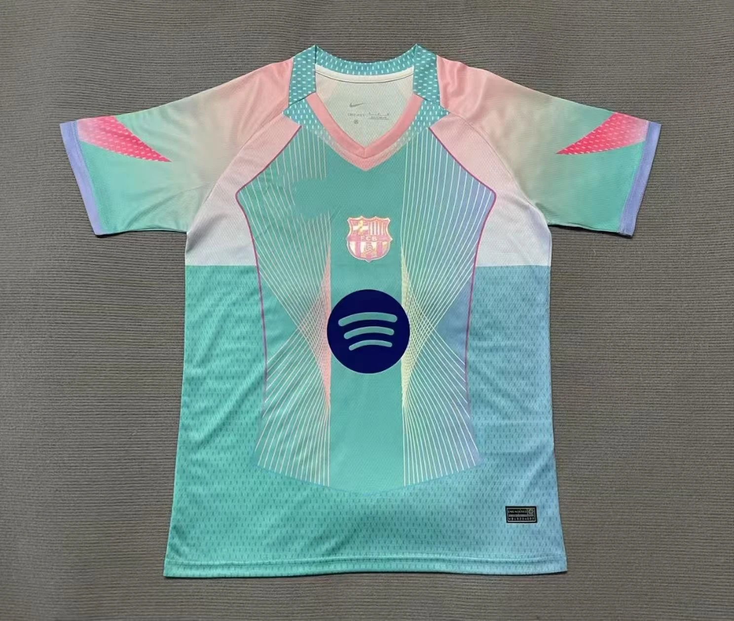 Nike Football Jerseys FC Barcelona crest and Spotify sponsor graphic — BB-038