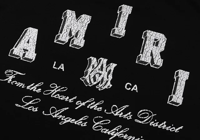 AMIRI T-Shirts Graphic Short-Sleeve T-Shirt product detail image 6