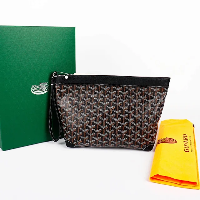 Goyard Handbags Zippered Monogram Clutch Pouch product detail image 25