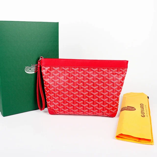 Goyard Handbags Zippered Monogram Clutch Pouch product detail image 16