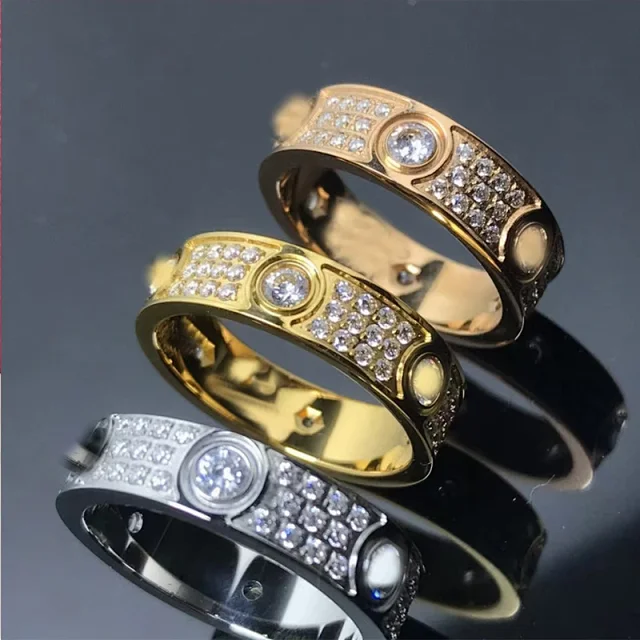 Unbranded Jewelry 6mm Wide Screw-Motif Band Ring product detail image 2