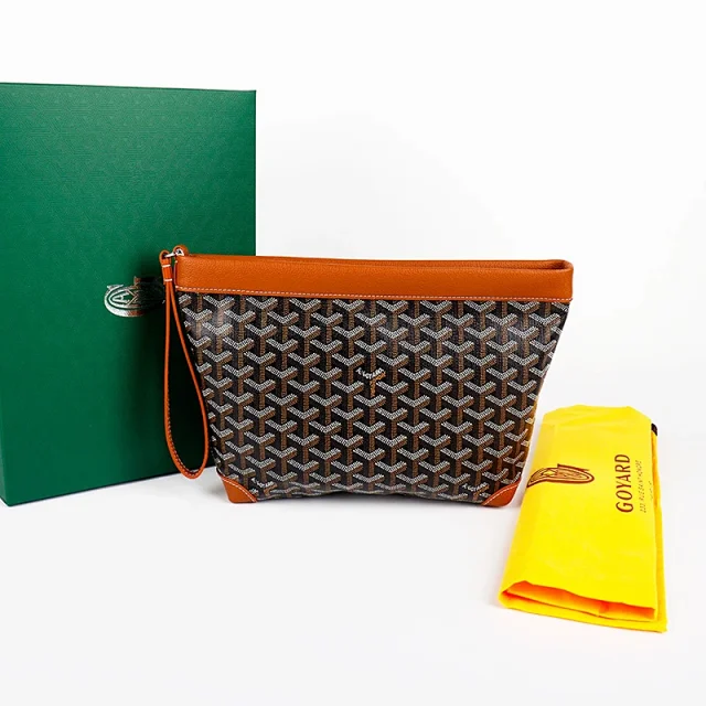 Goyard Handbags Zippered Monogram Clutch Pouch product detail image 19