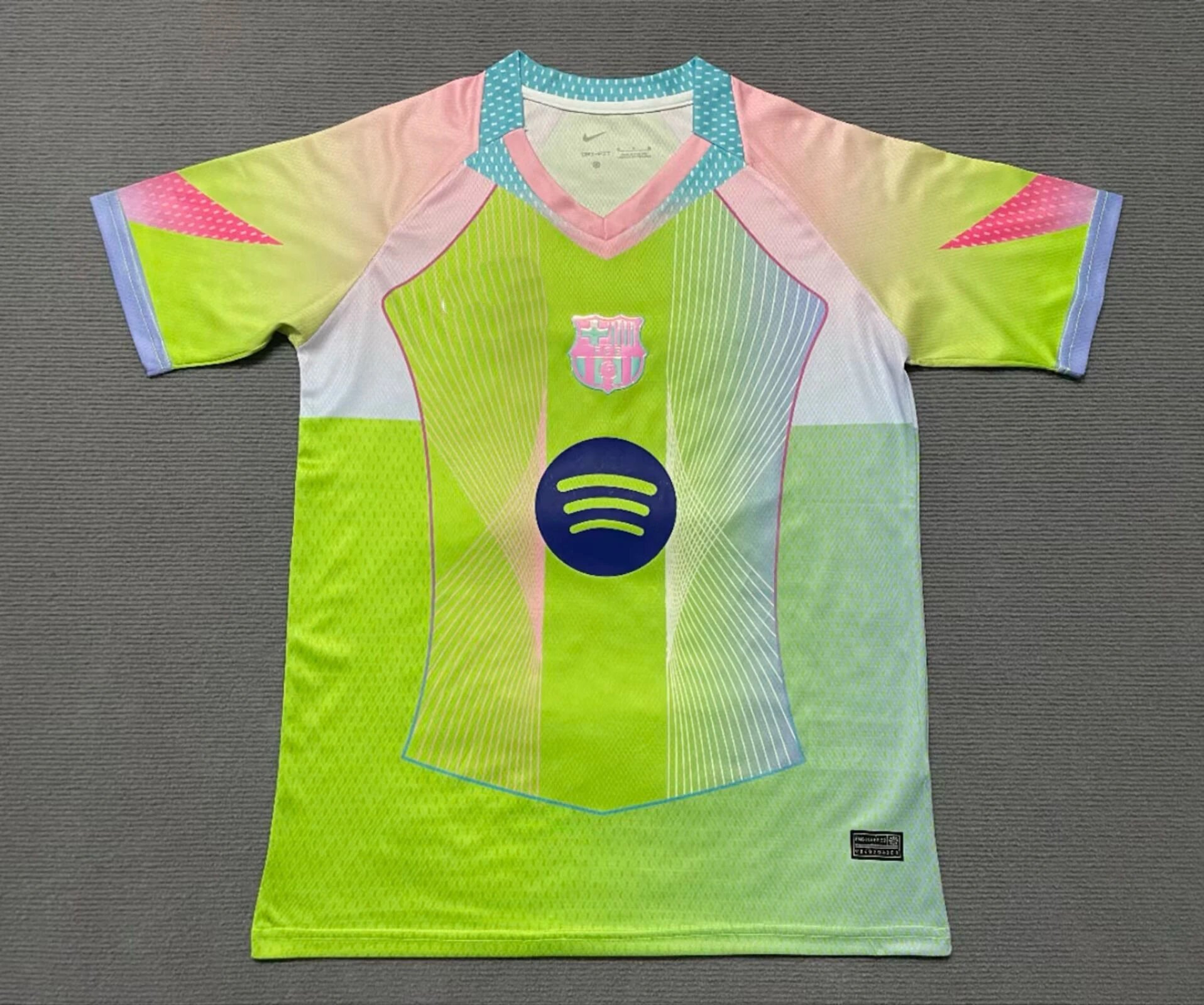 Nike Football Jerseys FC Barcelona crest and Spotify sponsor graphic — BB-002