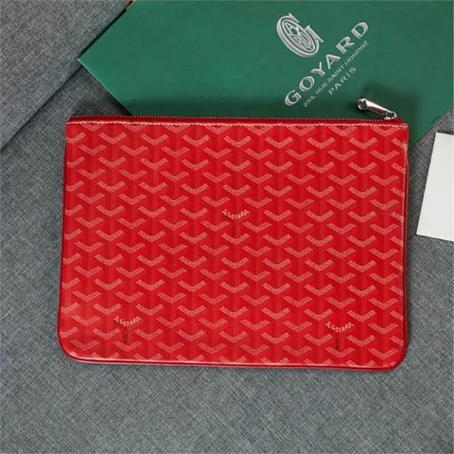 Goyard Handbags Zippered Monogram Clutch Pouch product detail image 7