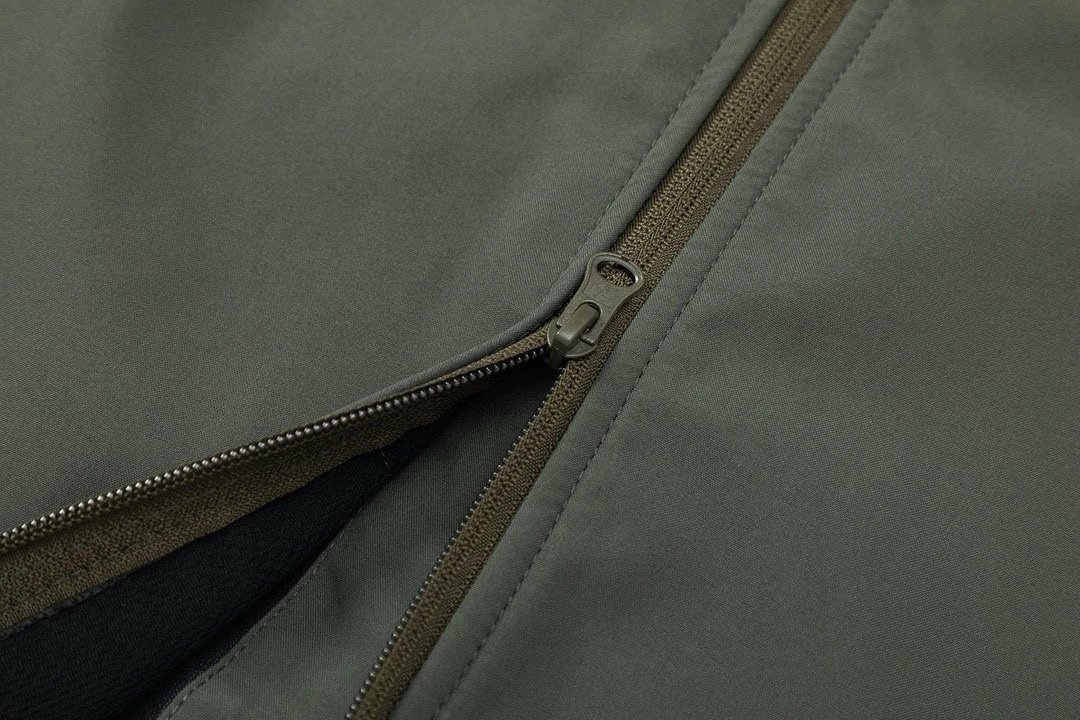 Stone Island Jackets Hooded zip-up shell jacket with compass sleeve patches image 9