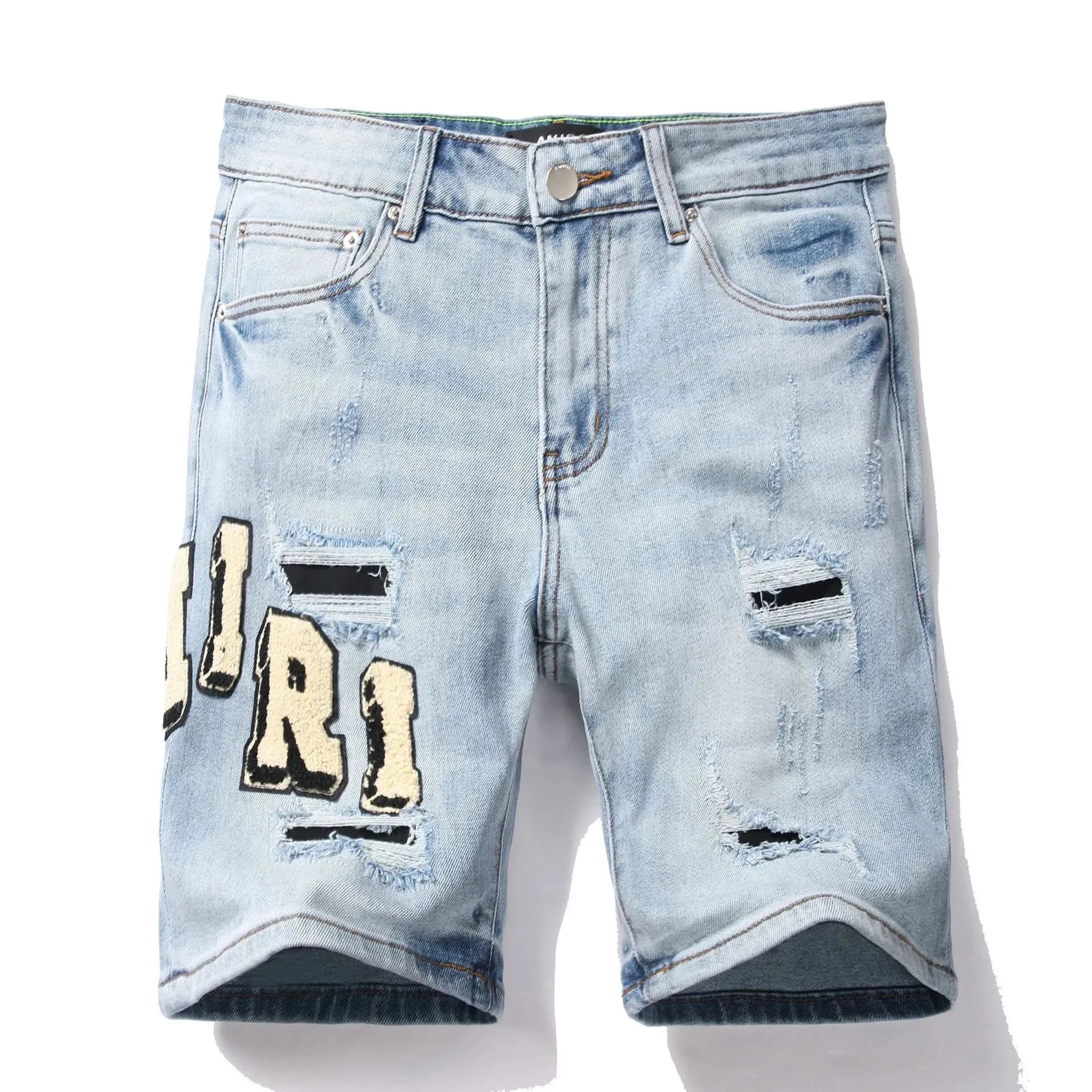 DSQUARED2 Shorts Distressed graphic-print denim — TH-031