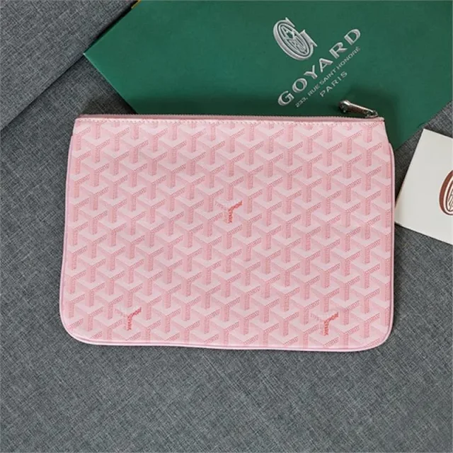 Goyard Handbags Zippered Monogram Clutch Pouch product detail image 11