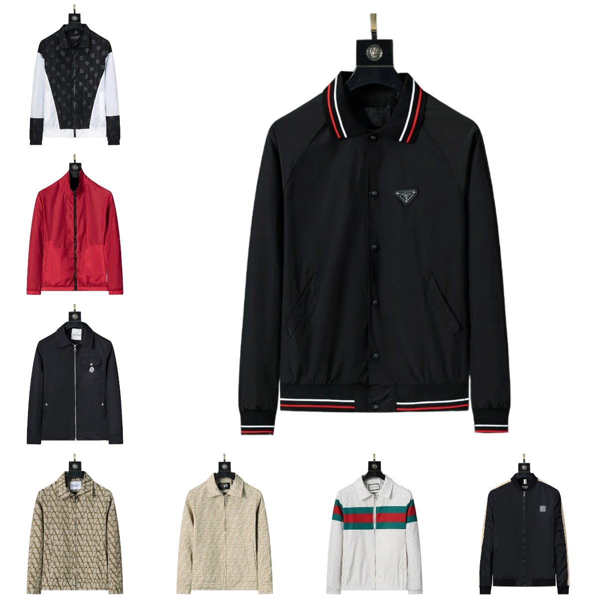 Prada Black Collar Jacket