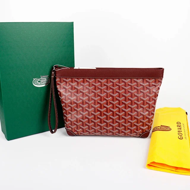 Goyard Handbags Zippered Monogram Clutch Pouch product detail image 17
