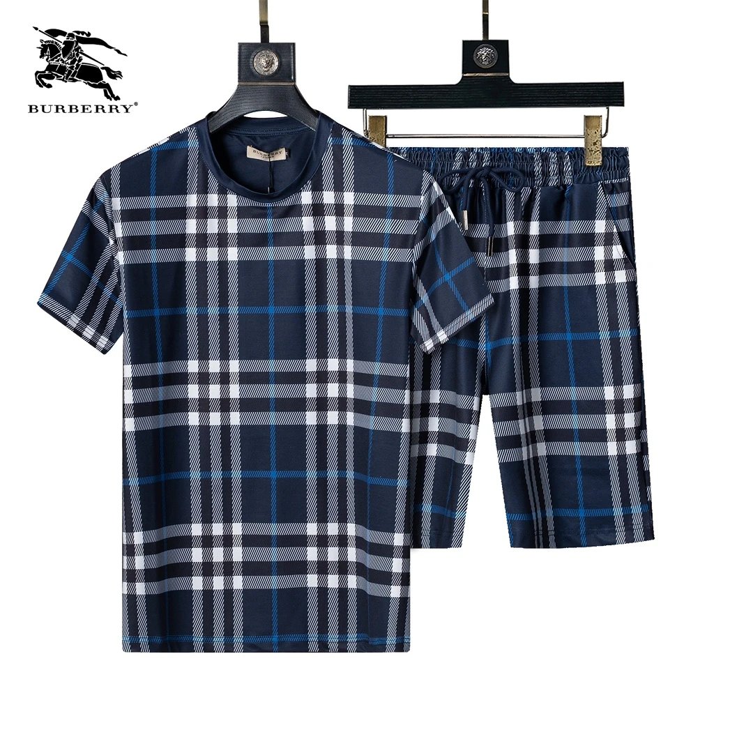 Dior Oblique Print T-Shirt and Shorts Set Multicolor Casual-Set - 21