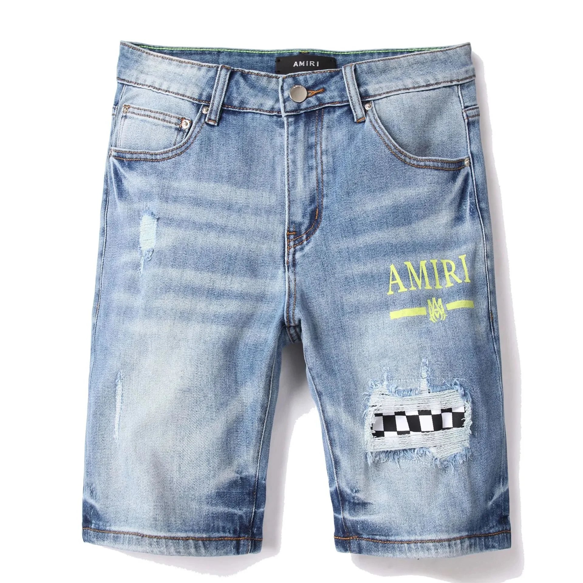 DSQUARED2 Shorts Distressed graphic-print denim — TH-034