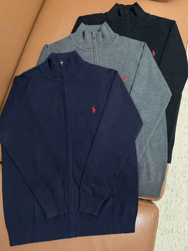 Polo Ralph Lauren Knitwear Full-Zip Mock-Neck Knit Sweater product detail image 5