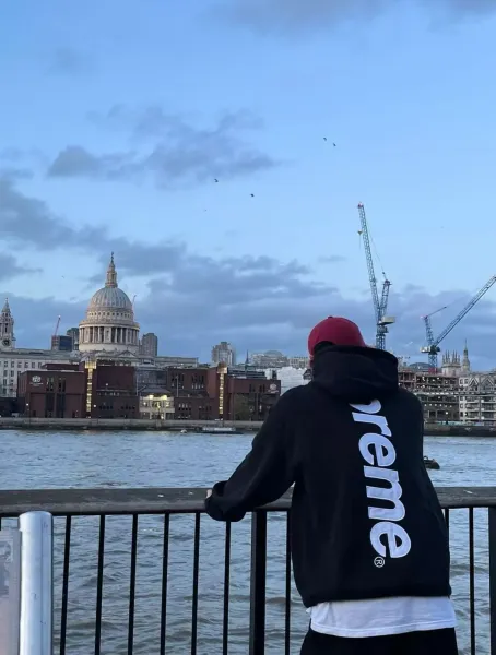 Supreme Hooded Field Jacket Navy Blue Outerwear - 7