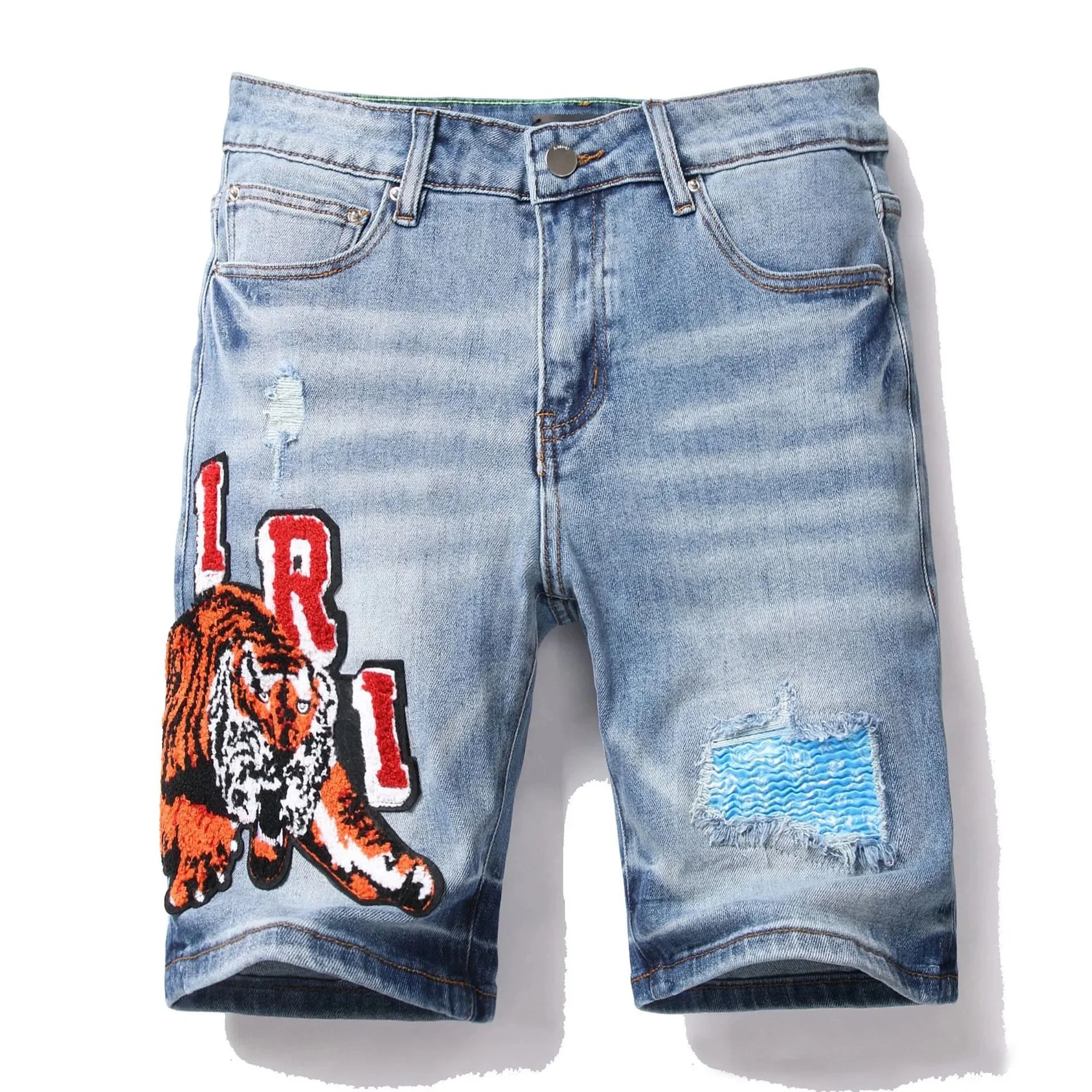 DSQUARED2 Shorts Distressed graphic-print denim — TH-030
