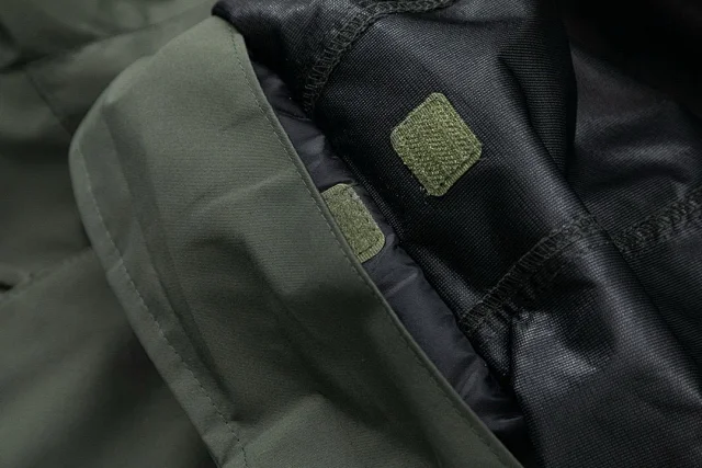 Stone Island Jackets Hooded zip-up shell jacket with compass sleeve patches product detail image 19