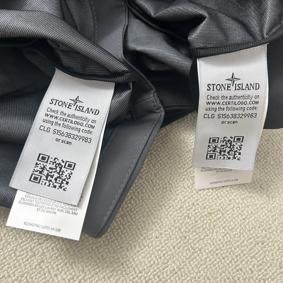 Stone Island Raso Domato Black Windbreaker Jacket Outerwear - 46