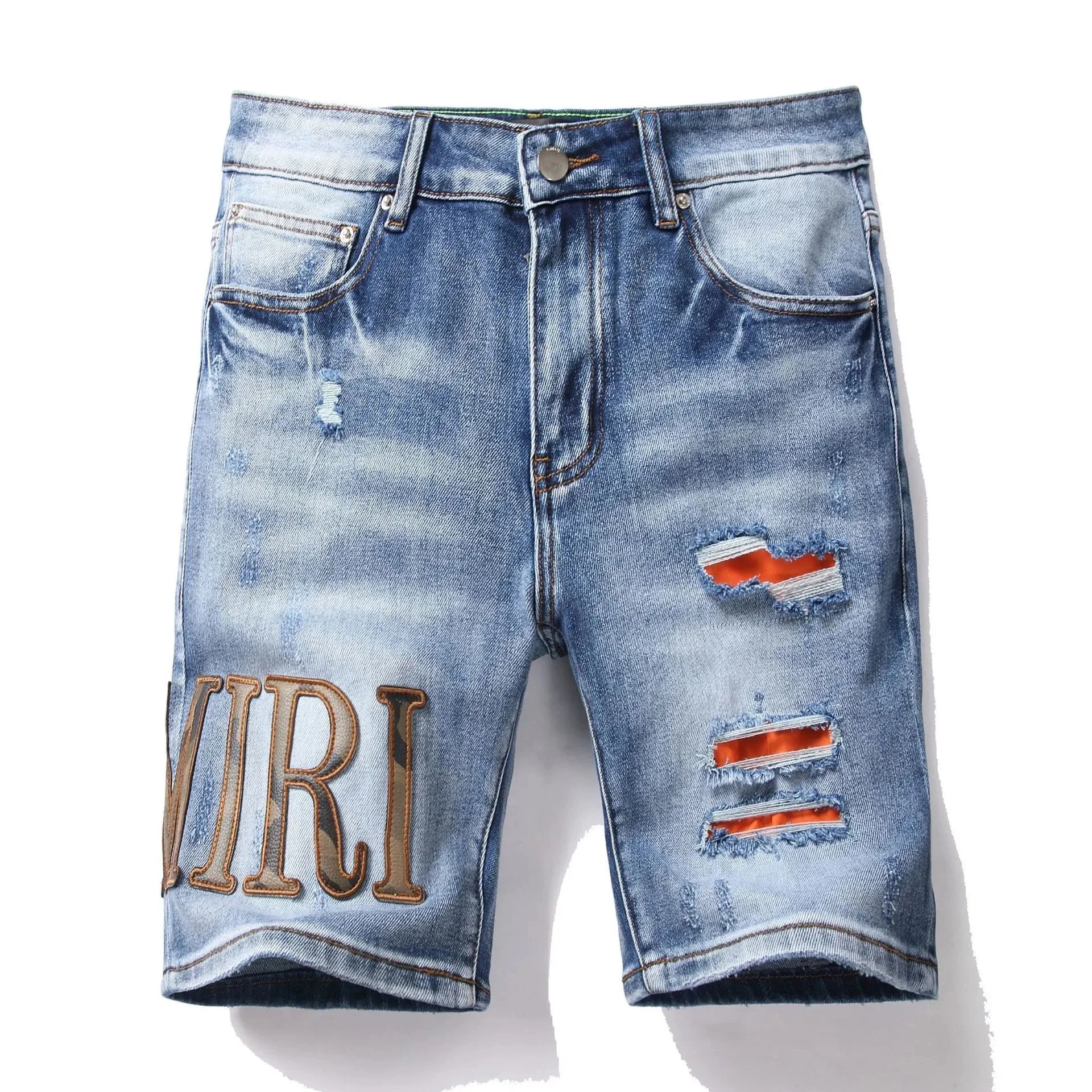 DSQUARED2 Shorts Distressed graphic-print denim — TH-019
