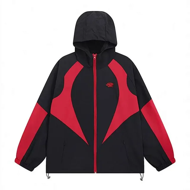 Syna World Tracksuits Hooded zip jacket and shorts set with contrast curved panels product detail image 11