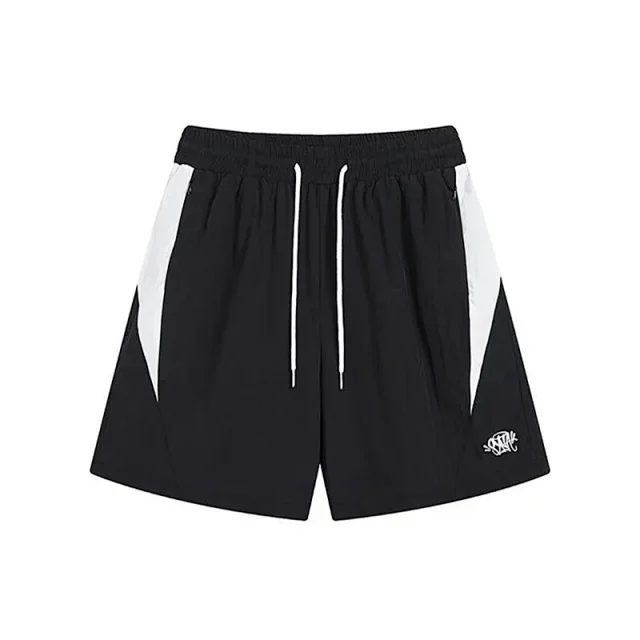 Syna World Tracksuits Hooded zip jacket and shorts set with contrast curved panels product detail image 14