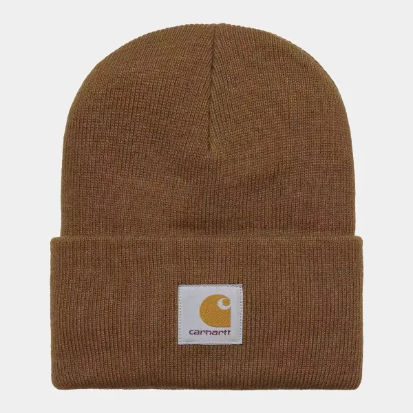 Carhartt Work In Progress Acrylic Beanie Orange Beanie - 13