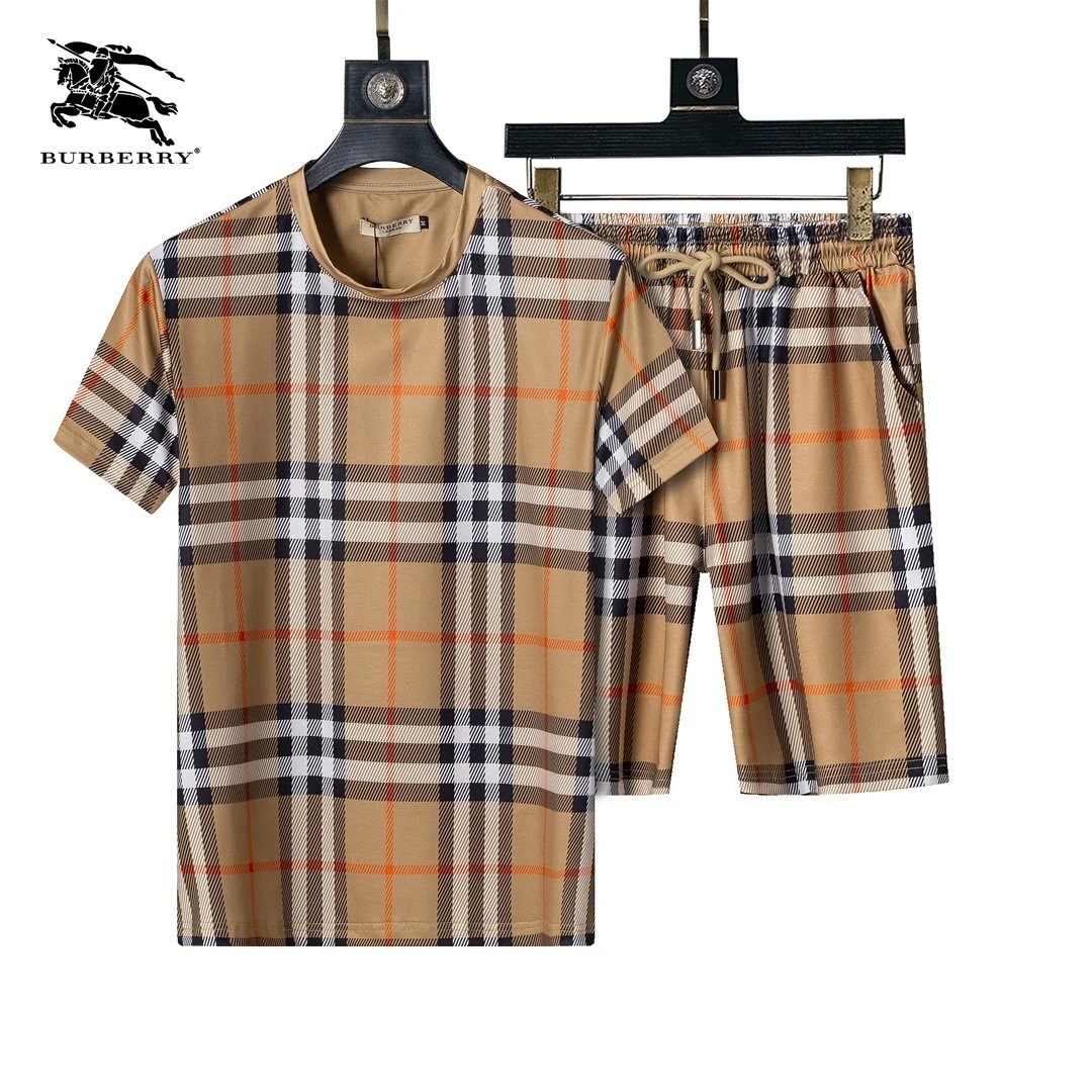 Dior Oblique Print T-Shirt and Shorts Set Multicolor Casual-Set - 19